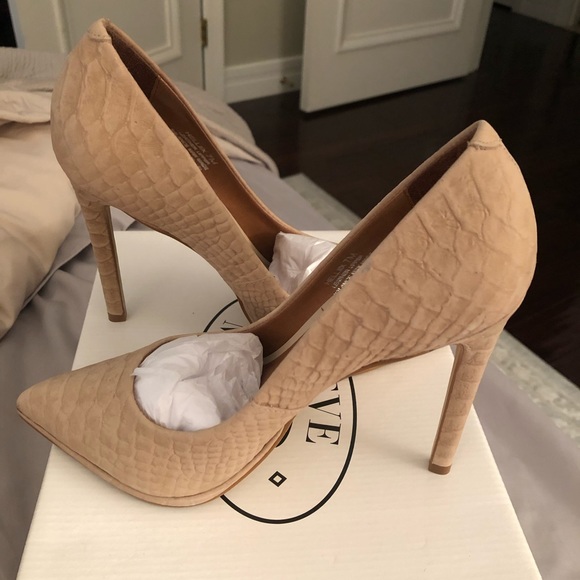 Steve Madden “Helix” Nude Heels - Picture 5 of 7